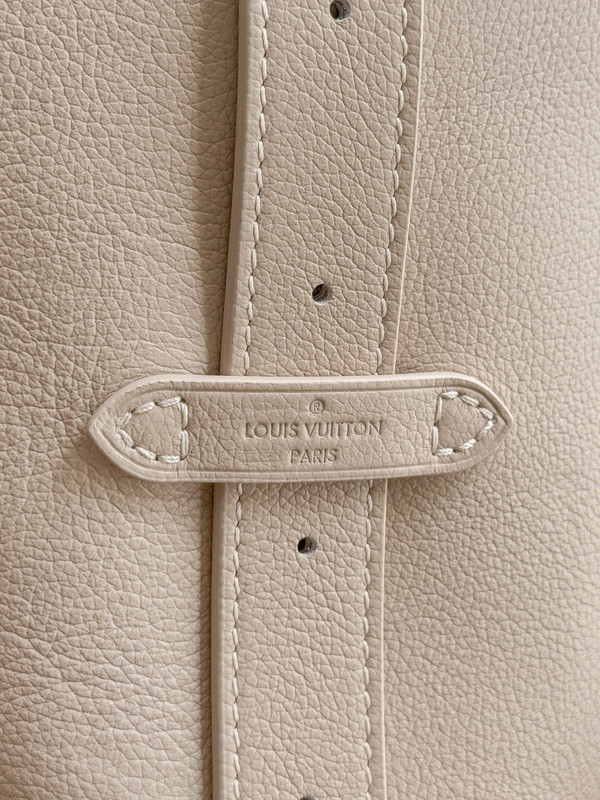 Louis Vuitton M25022 Low Key Hobo MM Limestone