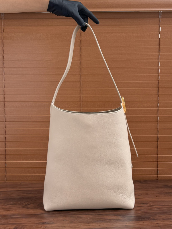 Louis Vuitton M25022 Low Key Hobo MM Limestone
