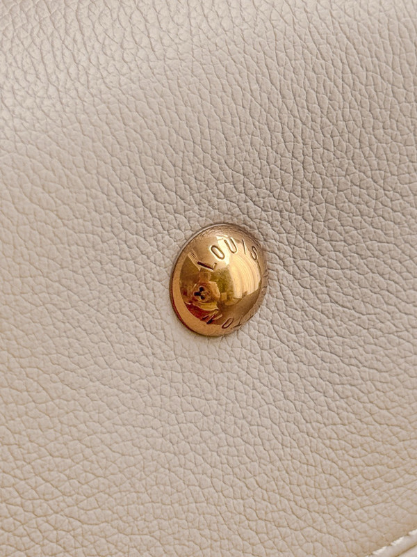 Louis Vuitton M25022 Low Key Hobo MM Limestone
