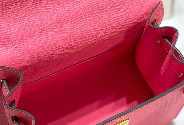 Hermès Vintage Kelly Sellier 20 bag Rose Azalea