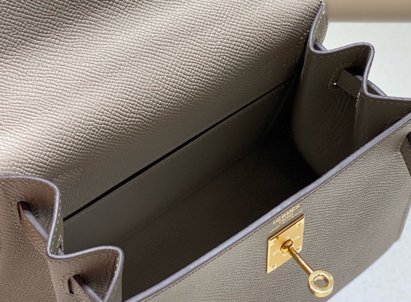 Hermès Vintage Kelly Sellier 20 bag Gris Asphalt