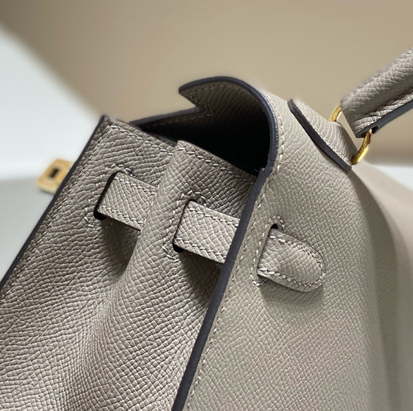 Hermès Vintage Kelly Sellier 20 bag Gris Asphalt