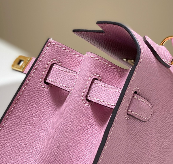 Hermès Vintage Kelly Sellier 20 bag Mauve Sylvester