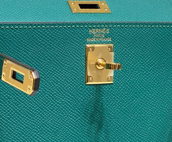 Hermès Vintage Kelly Sellier 20 bag Vert Force