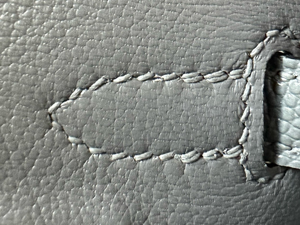 Hermes Grey Lizard Birkin Bag 25cm Palladium Hardware