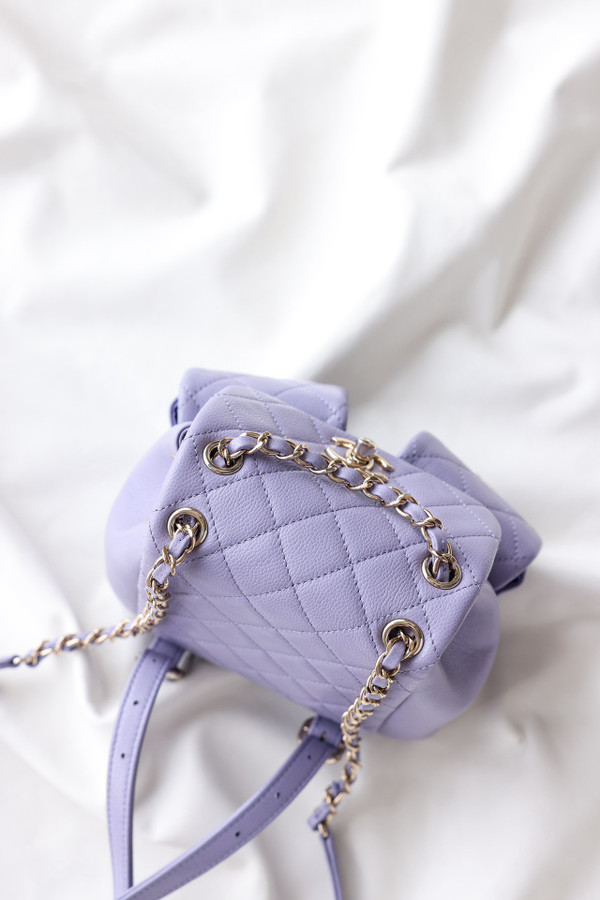 CHANEL SMALL BACKPACK Light Purple