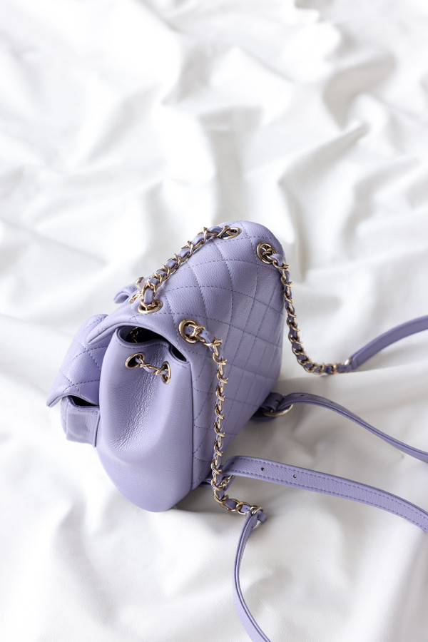 CHANEL SMALL BACKPACK Light Purple
