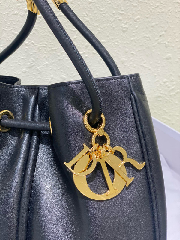 Christian Dior Medium Dior Nolita Bag  Black Calfskin