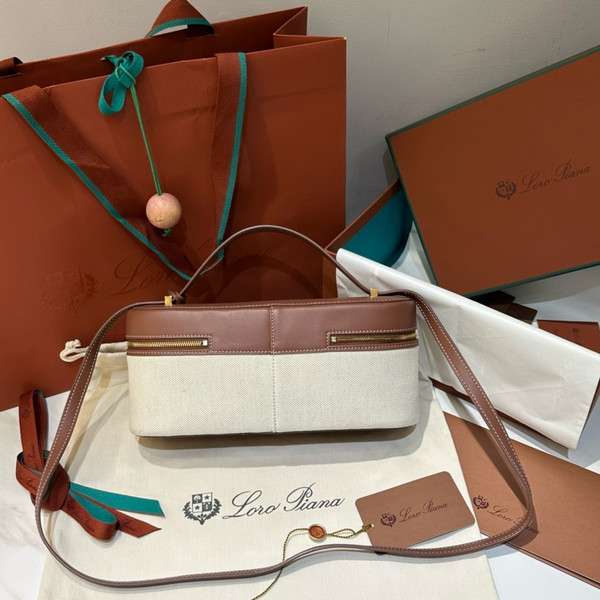 Loro Piana Extra Bag L27  Cotton, Linen