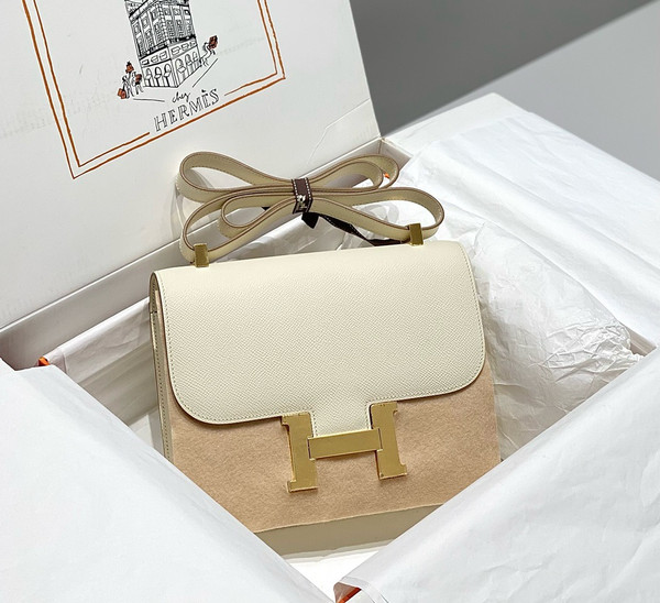 Hermès Constance 1-24 Nata Epsom Gold Hardware