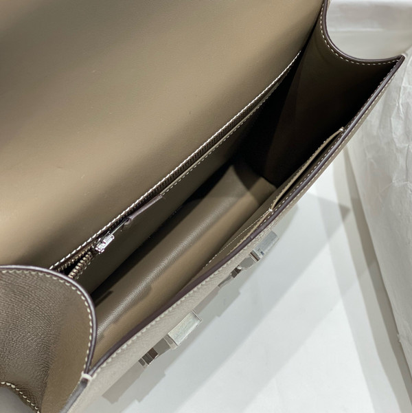 Hermès Constance 1-24 Etoupe Epsom Palladium Hardware