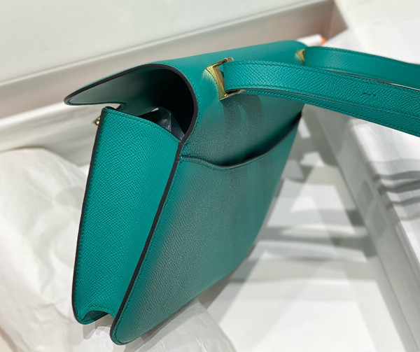 Hermès Constance 1-24 Vert Verone Epsom Gold Hardware