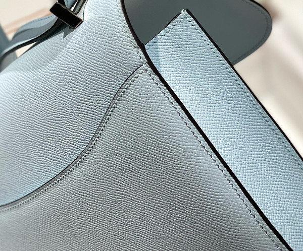 Hermès Constance 1-24 Blue Pale Epsom Palladium Hardware