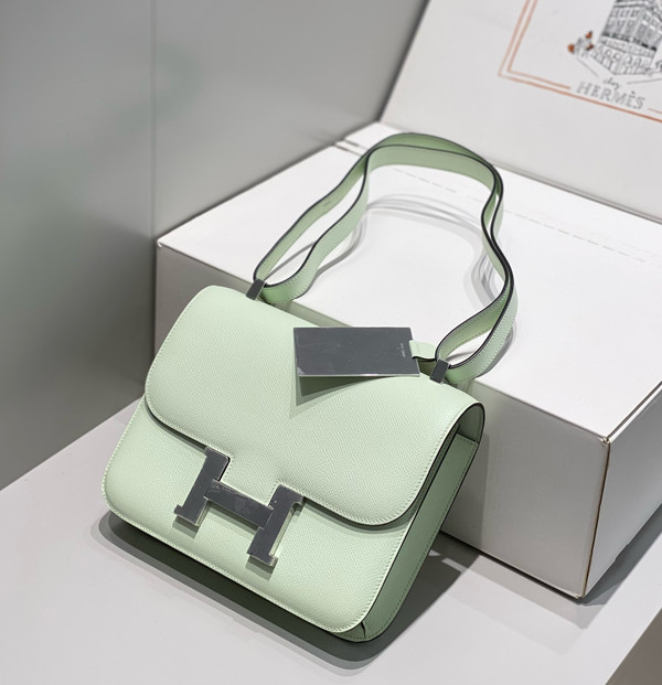 Hermès Constance 1-24 Vert Fizz Epsom Palladium Hardware