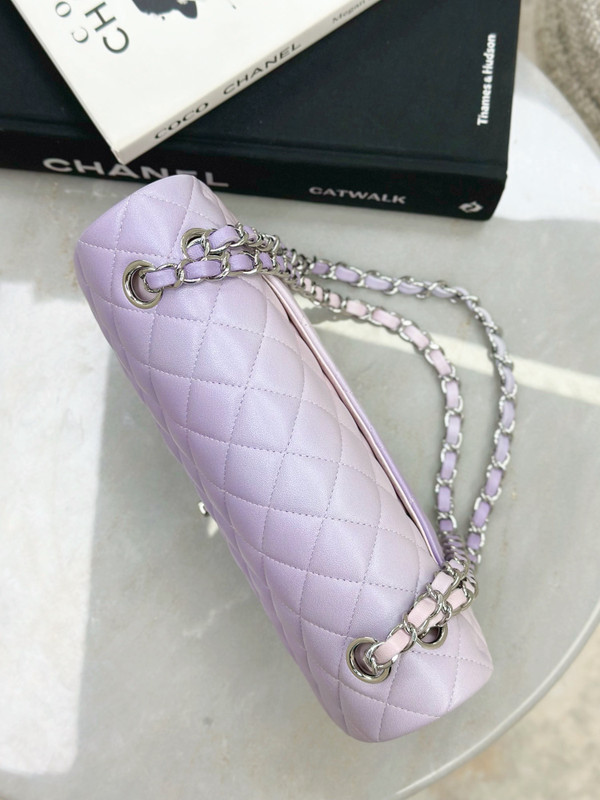 CHANEL CLASSIC 11.12 HANDBAG Cloudy Tie and Dye Calfskin With Silver Hardware