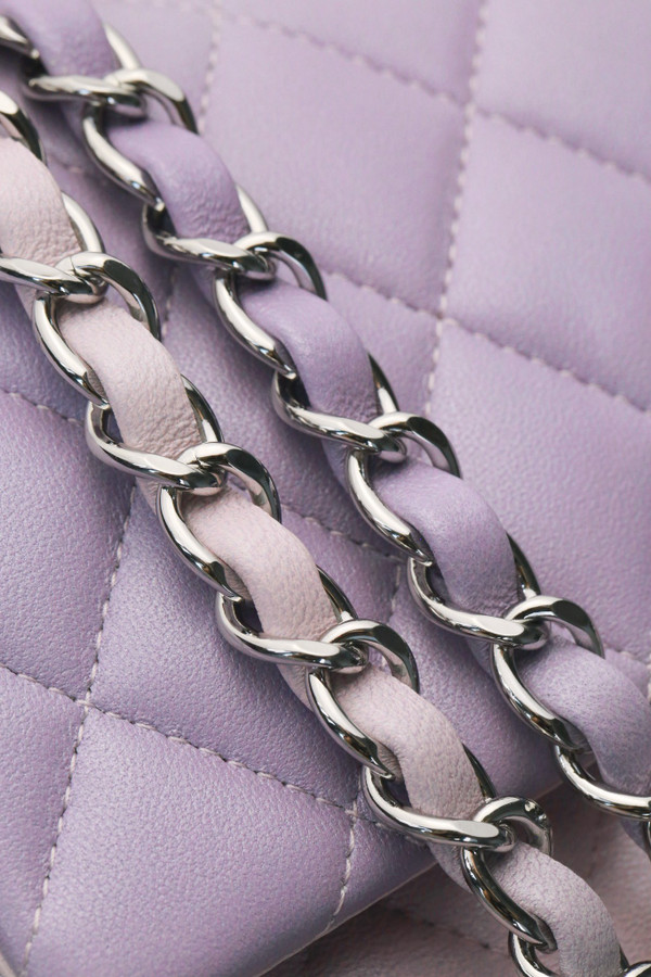CHANEL CLASSIC 11.12 HANDBAG Cloudy Tie and Dye Calfskin With Silver Hardware