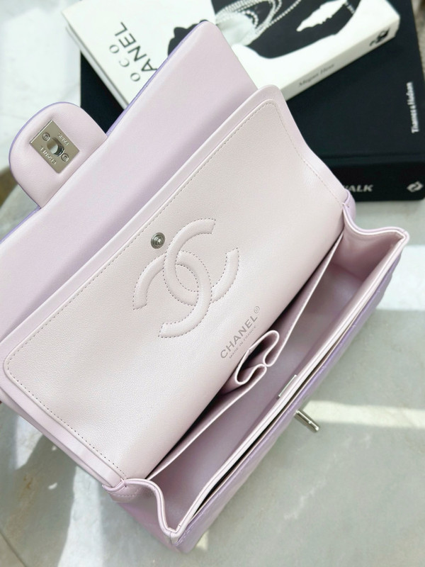 CHANEL CLASSIC 11.12 HANDBAG Cloudy Tie and Dye Calfskin With Silver Hardware