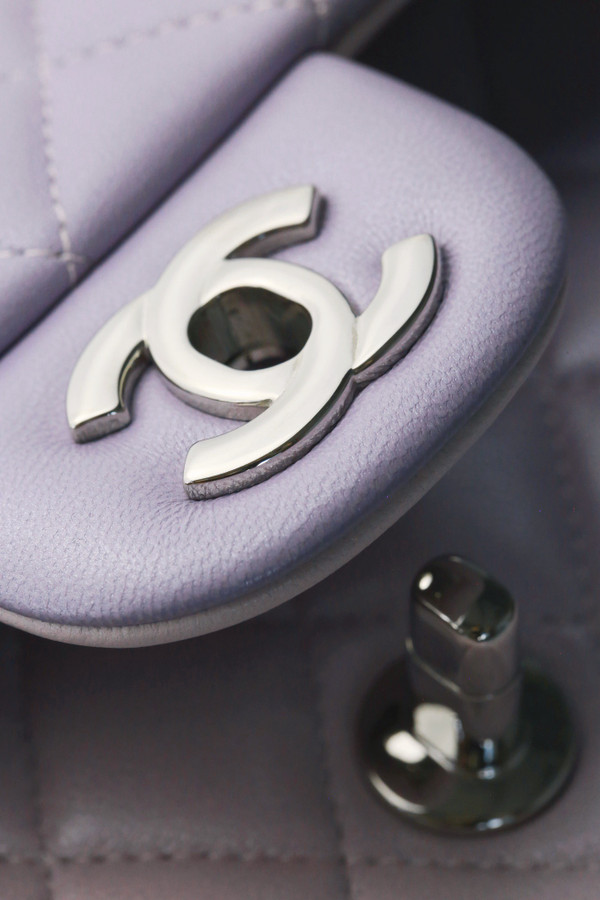 CHANEL CLASSIC 11.12 HANDBAG Cloudy Tie and Dye Calfskin With Silver Hardware