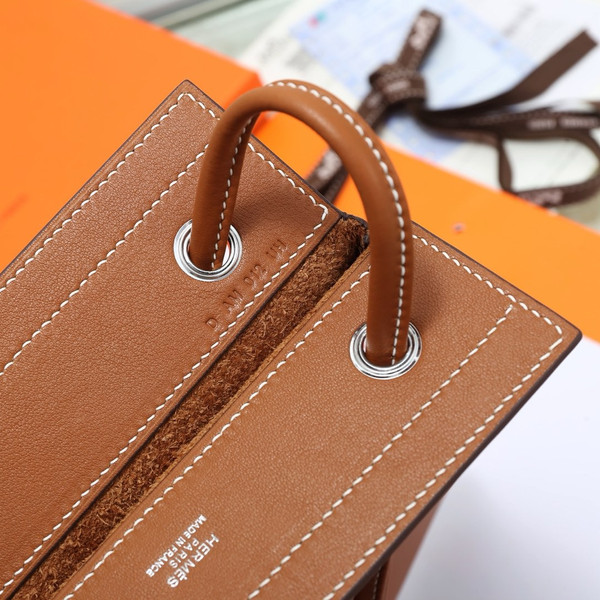 Hermès Gold Calfskin Mini Aline