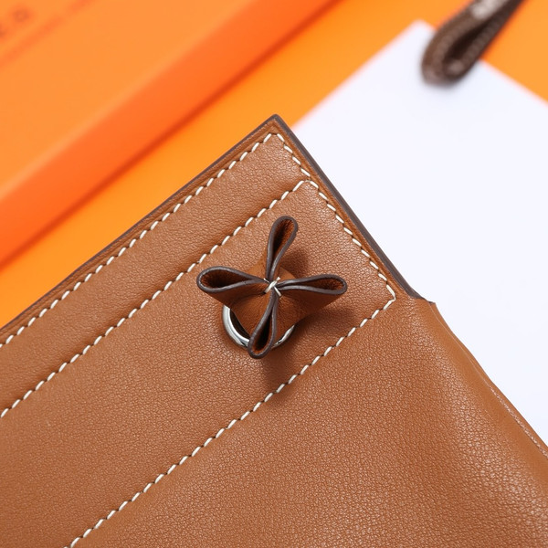 Hermès Gold Calfskin Mini Aline