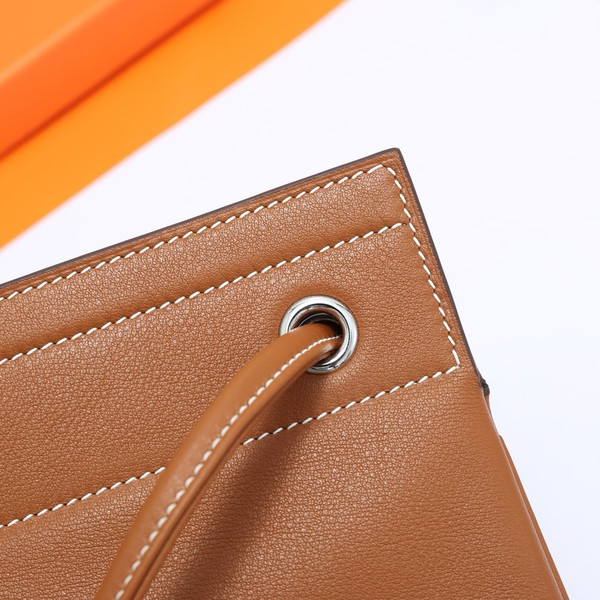 Hermès Gold Calfskin Mini Aline