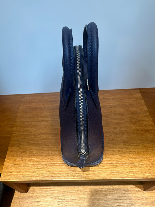 Hermès Bleu Saphir  Epsom Bolide On Wheels Palladium Hardware