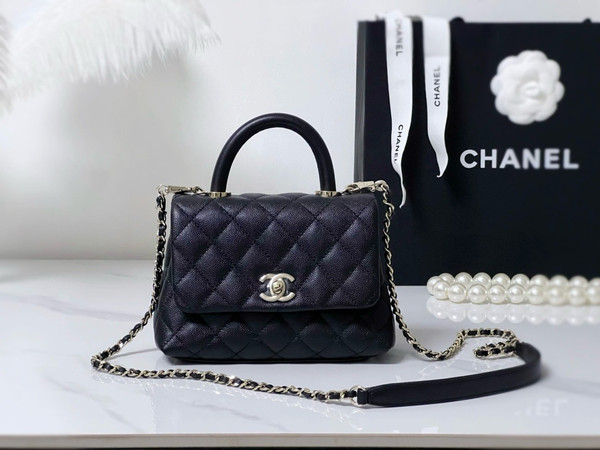 Chanel MINI FLAP BAG WITH TOP HANDLE 2024