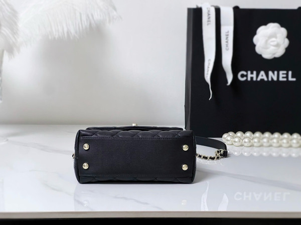 Chanel MINI FLAP BAG WITH TOP LIZARD HANDLE 2024