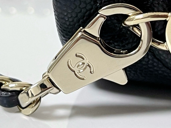 Chanel MINI FLAP BAG WITH TOP LIZARD HANDLE 2024