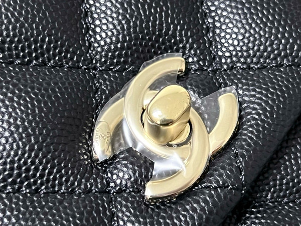 Chanel MINI FLAP BAG WITH TOP LIZARD HANDLE 2024
