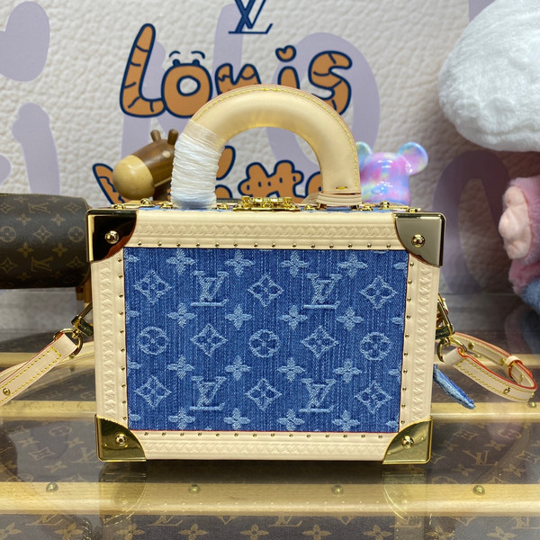 Louis Vuitton M24161 Petite Valise Denim Blue
