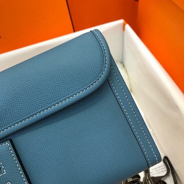HERMÈS JIGE ELAN 29 EPSOM BLUE JEAN