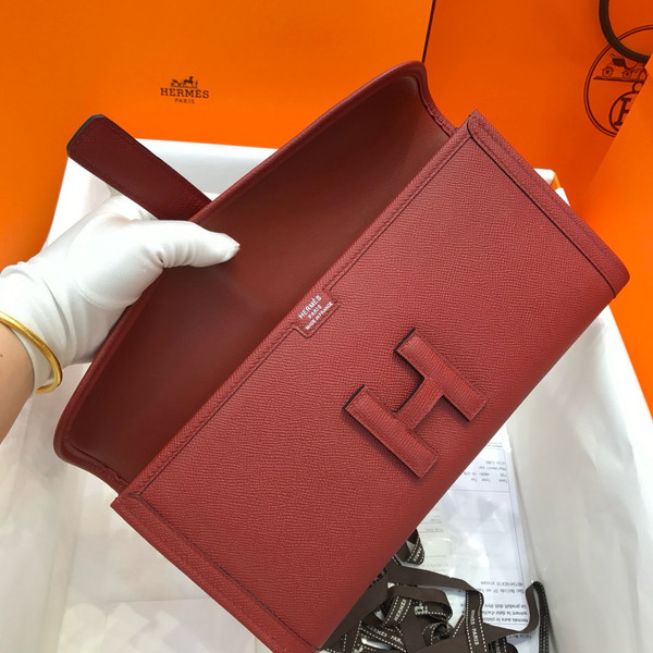 HERMÈS JIGE ELAN 29 EPSOM RUBY