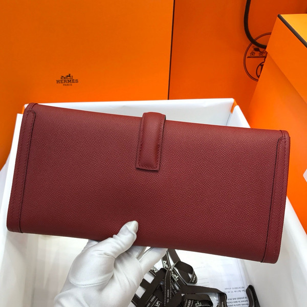 HERMÈS JIGE ELAN 29 EPSOM RUBY