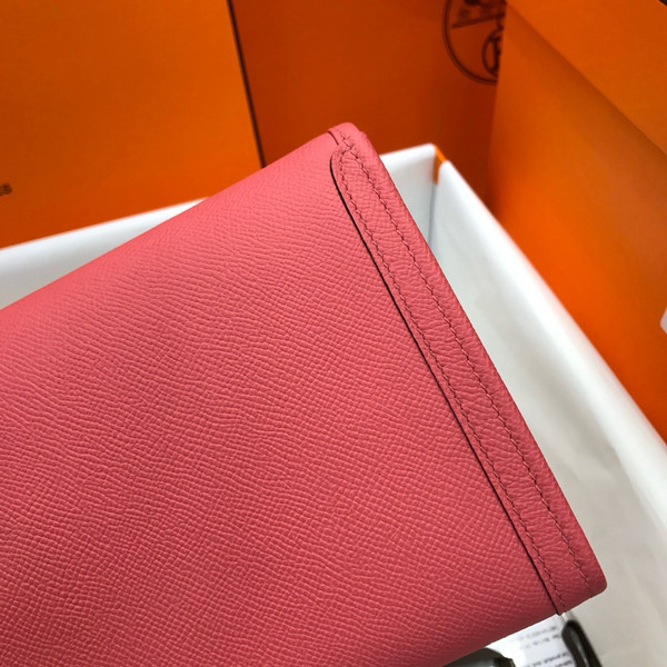 HERMÈS JIGE ELAN 29 EPSOM Rose Azalee