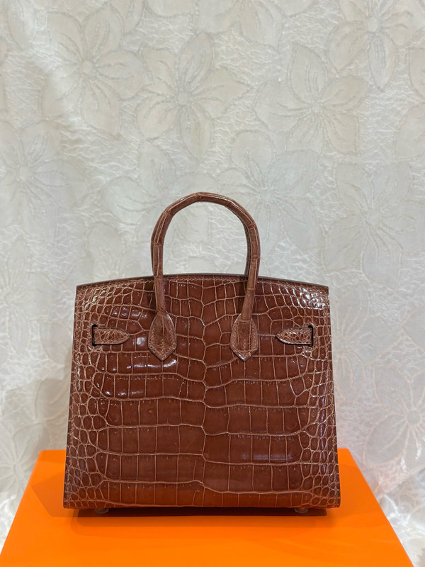 Hermès Birkin 20 Miel  Alligator Gold Hardware