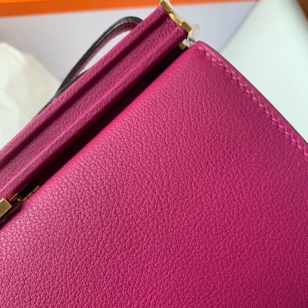 Hermes Clic-H 21 bag Magnolia  Evercolor calfskin  with Gold hardwares