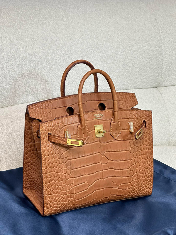 Hermès Birkin 20 Gold  Alligator Gold Hardware