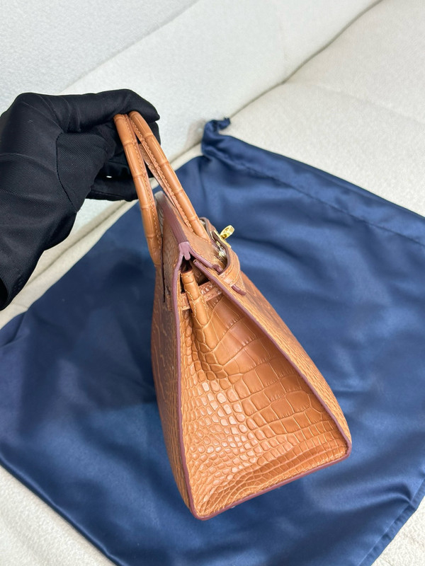 Hermès Birkin 20 Gold  Alligator Gold Hardware