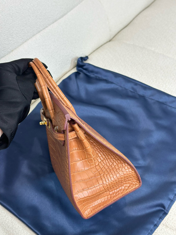 Hermès Birkin 20 Gold  Alligator Gold Hardware