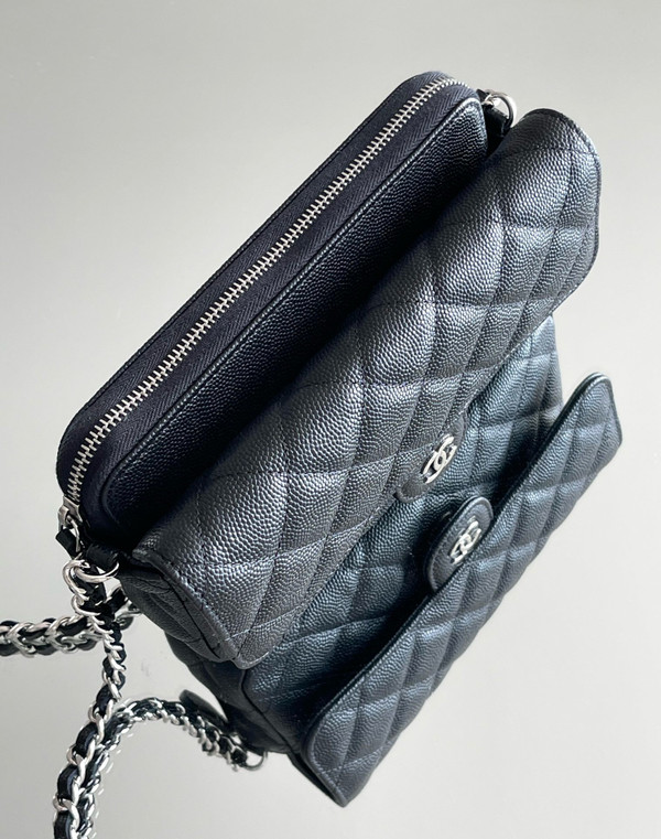 Chanel FLAP PHONE HOLDER WITH CHAIN