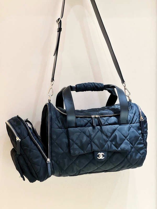 Chanel 2022 Coco Neige Two-in-One Duffle/Backpack