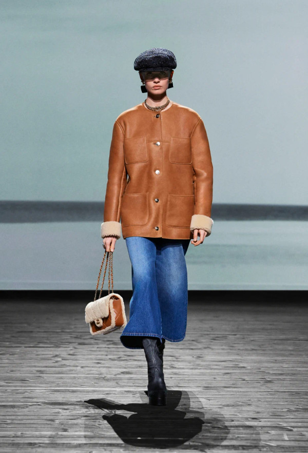 Chanel Large Shearling Lambskin FLAP BAG
