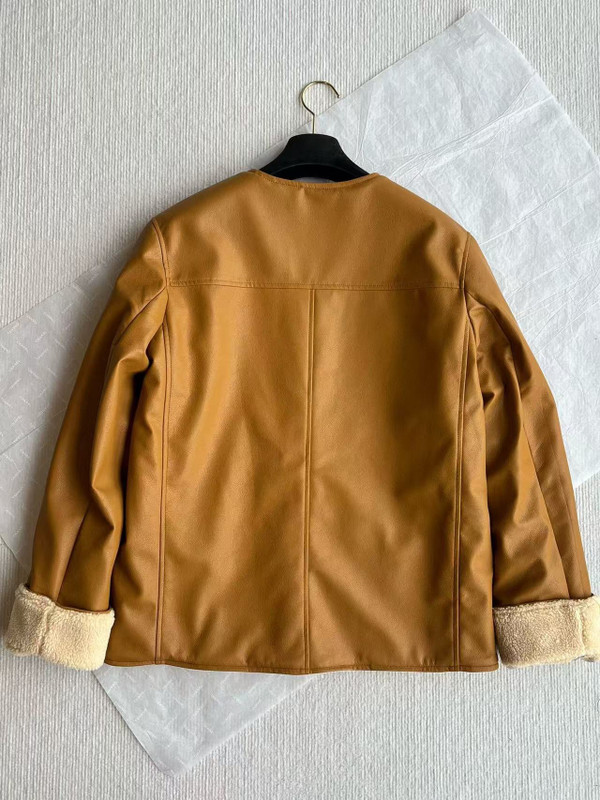 Chanel Shearling Lambskin Jacket