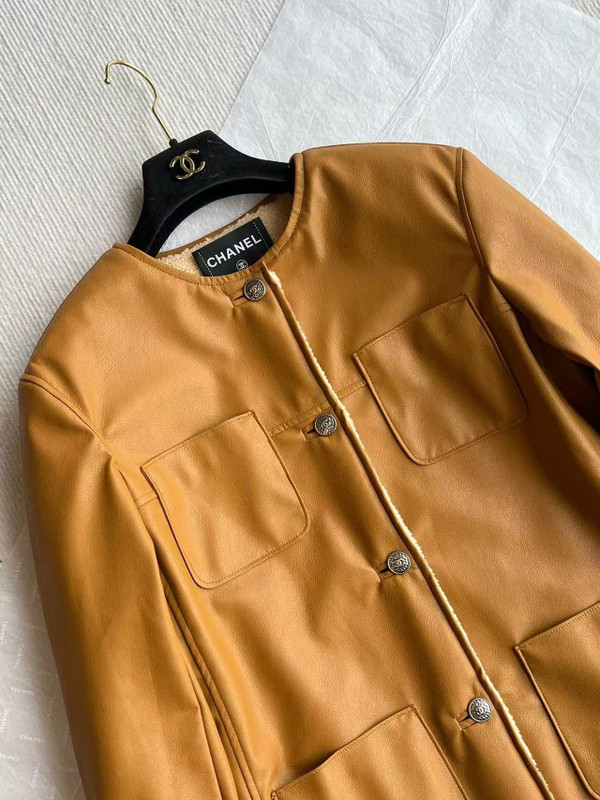Chanel Shearling Lambskin Jacket