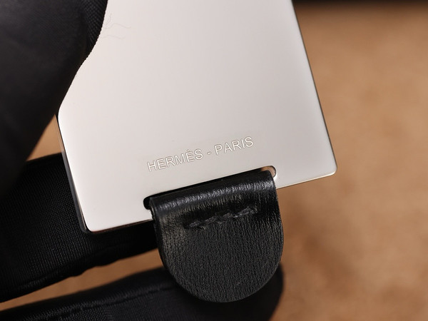 Hermes Constance 19 Mirror Black Box calf leather Palladium hardware