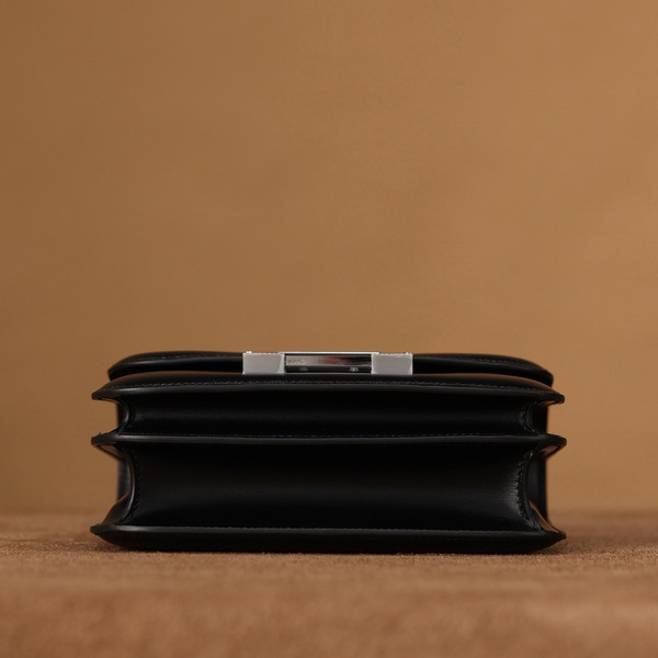 Hermes Constance 19 Mirror Black Box calf leather Palladium hardware