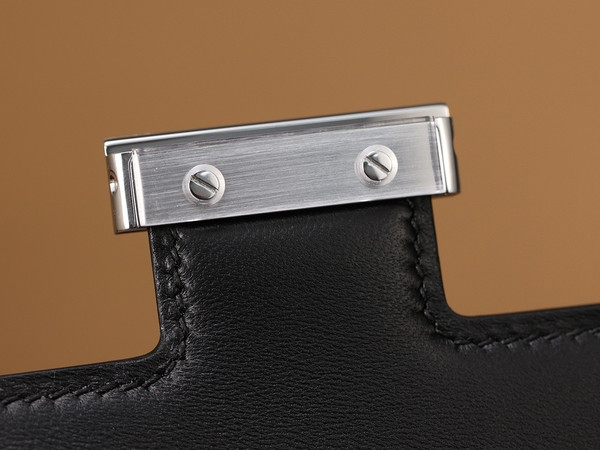 Hermes Constance 19 Mirror Black Box calf leather Palladium hardware
