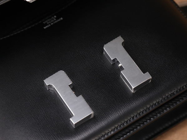 Hermes Constance 19 Mirror Black Box calf leather Palladium hardware