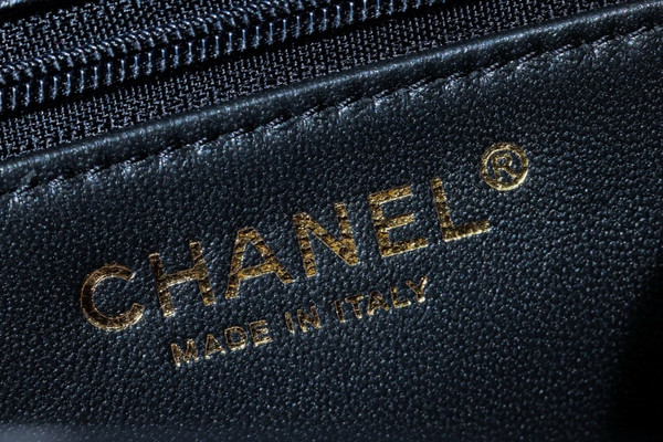Chanel Shearling Lambskin FLAP BAG BLACK 2024